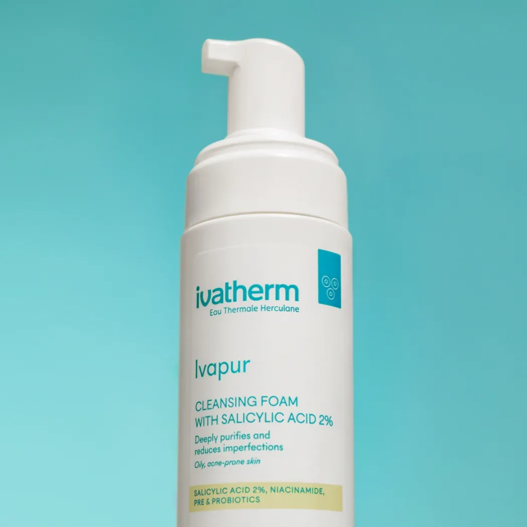 Ivapur <br> Cleansing Foam with salicylic acid 2% - Image 4